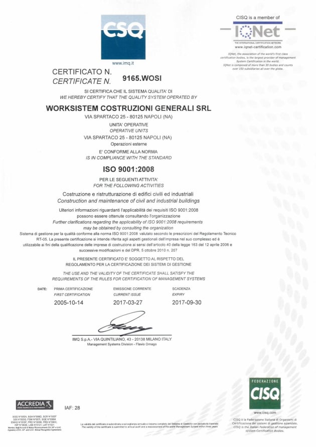 2017.03.27 Ceretificato CSQ 2017