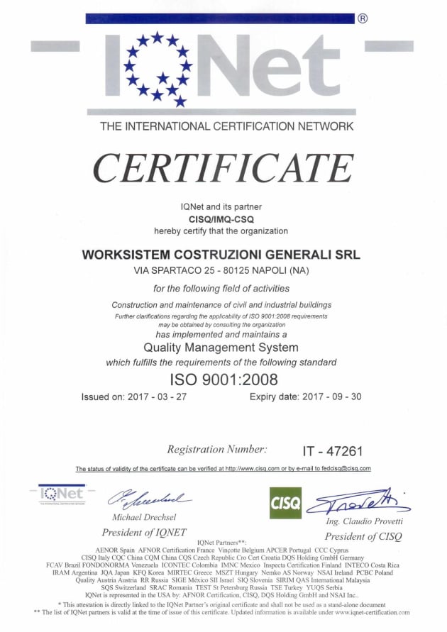 2017.03.27 The International Certification Network 2017
