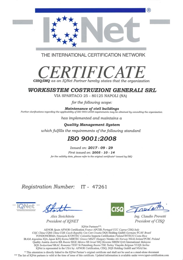 2017.09.29 The International Certification Network 2017